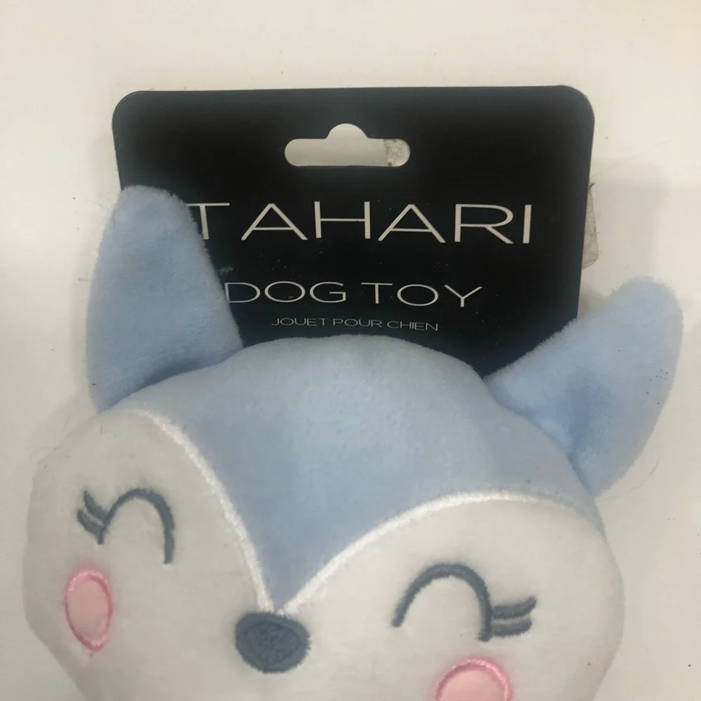 Tahari Blue Fox Plush Toy